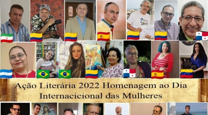 Compostas para a Homenagear o Dia Internacional da Mulher. Poesias inéditas de escritores Nacionais e Iternacionais. Por Zenaide dos Santos SA 08/03/22