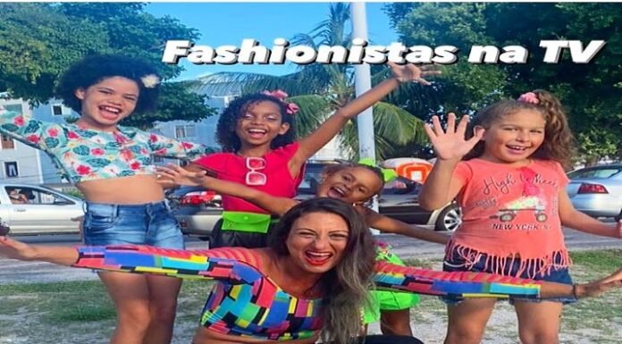 A produtora cultural Luzia Moraes é entrevistada no Programa Infantil “Fashionistas na TV” por Evelin Ferreira, Hannah Liss, Laisa Paixão e Raquel Lôbo.