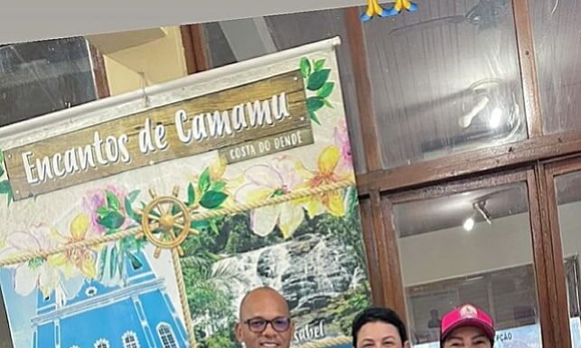 Secretário de Turismo de Camamu, Kened Goza apoia iniciativas de preservação ambiental e cultural no município.