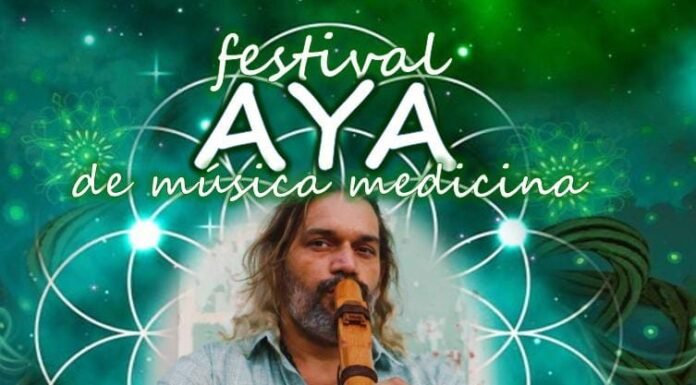 Rubem Garcia (Urso da Montanha) no Festival AYA de Música Medicina, na Chapada dos Veadeiros Goiás-Brasil.