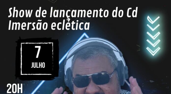 O cantor Rallie fará show de lançamento do seu CD “Imersão Eclética”, no Teatro do Sesi, dia 07/07
