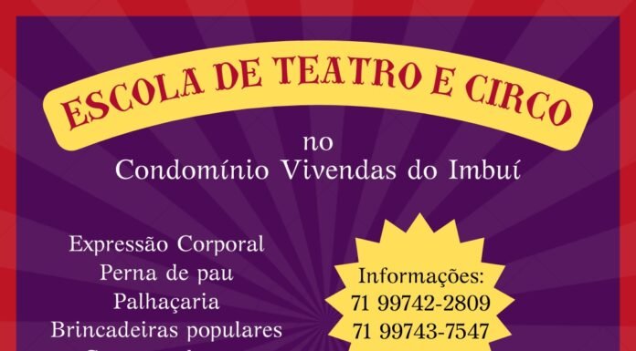 As palhaças Kuia & Cacimba abrem a Escola de Teatro e Circo no Condomínio Vivendas do Imbuí, em Salvador, Bahia!