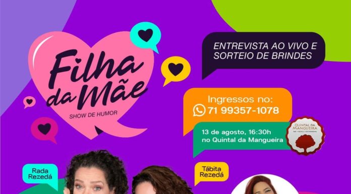 Rada Rezedá e Tábita Rezedá no “Filha da Mãe: Show de Humor e Podcast”. Confira