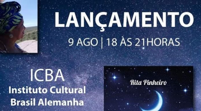 Escritora Rita Pinheiro lança livro “Não Desisti de Contar Estrelas” no Goeth-Institut