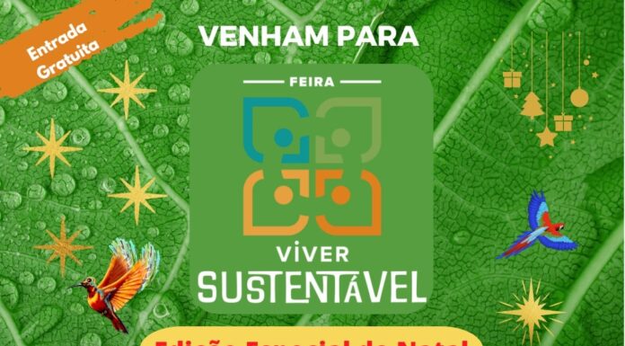 Vem pra 3ª Edição da Feira Viver Sustentável e ajude a Campanha Natal sem Fome.