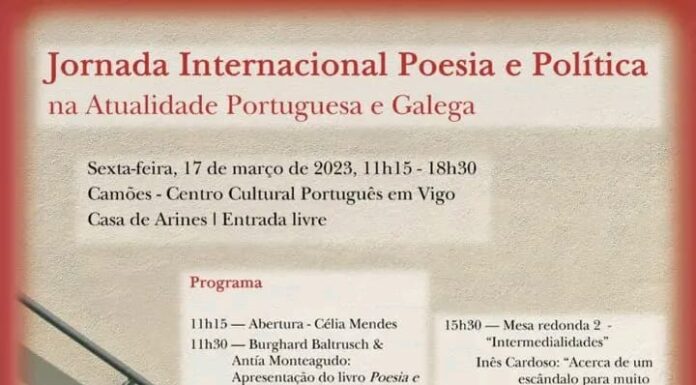 Jornada Internacional Poesia e Política na Atualidade Portuguesa e Galega
