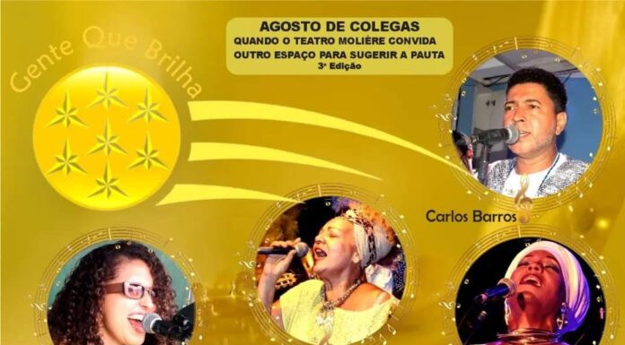 Agosto de Colegas 3ª Edição – Teatro Molière recebe Coletivo Gente que Brilha. Confira!