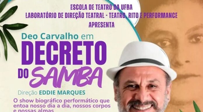Deo Carvalho no “Decreto do Samba”