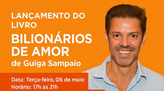 LANÇAMENTO DO NOVO LIVRO DE GUIGA SAMPAIO